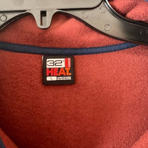 32 Degrees Heat 1/4 Snap Button Long Sleeve Lightweight Micro-Fleece Jacket NWT - Picture 7 of 7